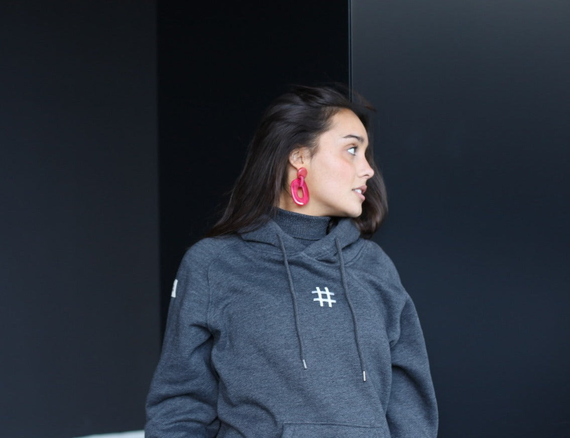 Sudadera Graphite Grey "Love Imperfection"