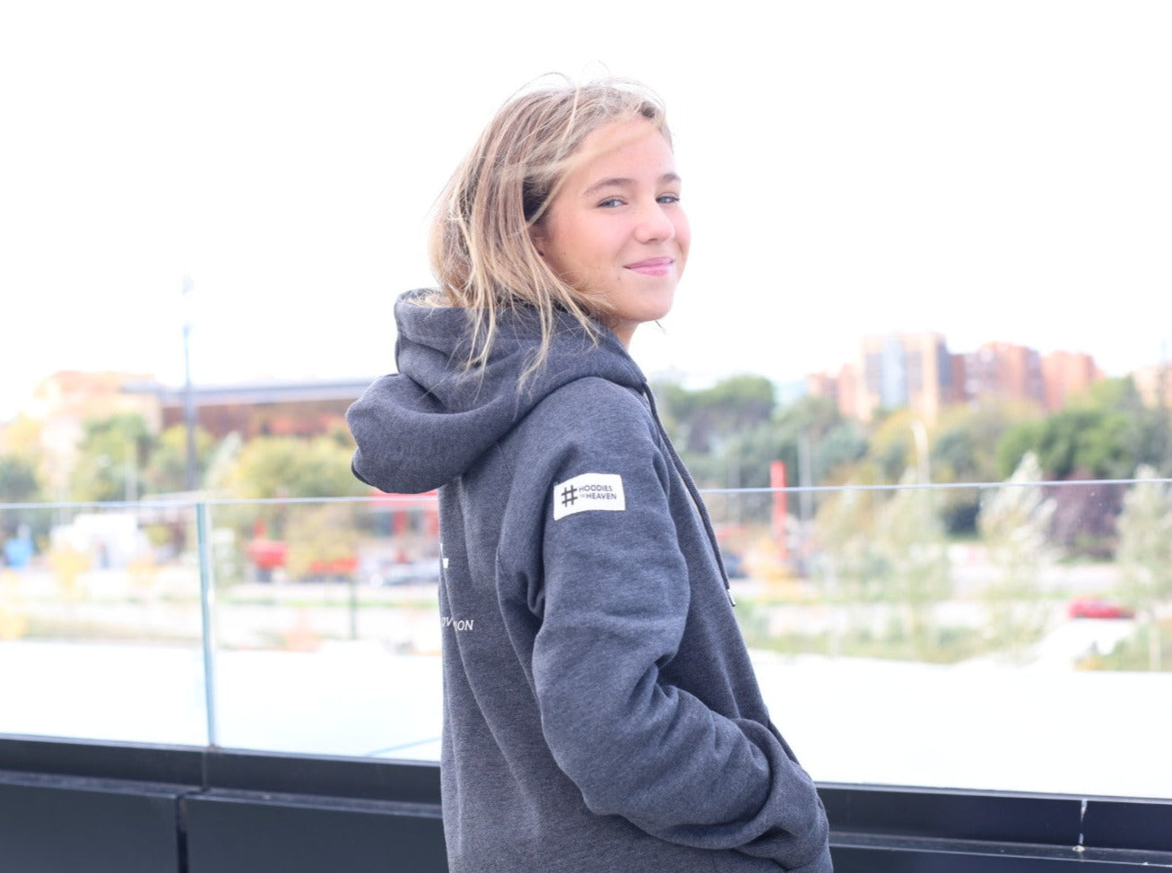 Sudadera Graphite Grey "Love Imperfection"