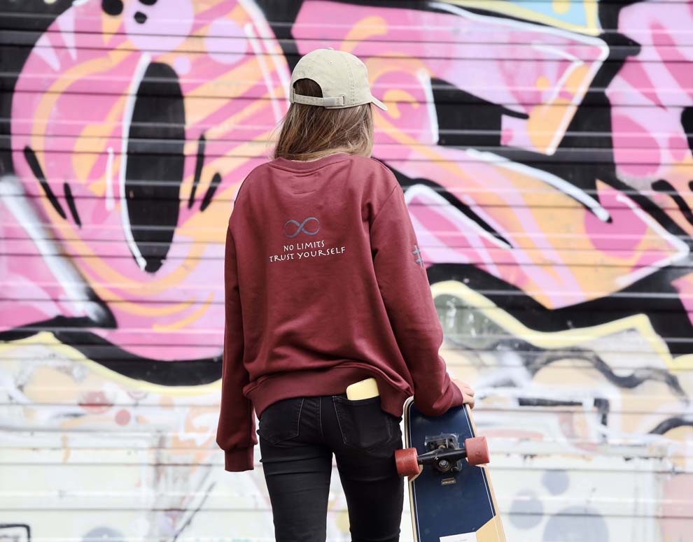 Sudadera No limits, trust yourself