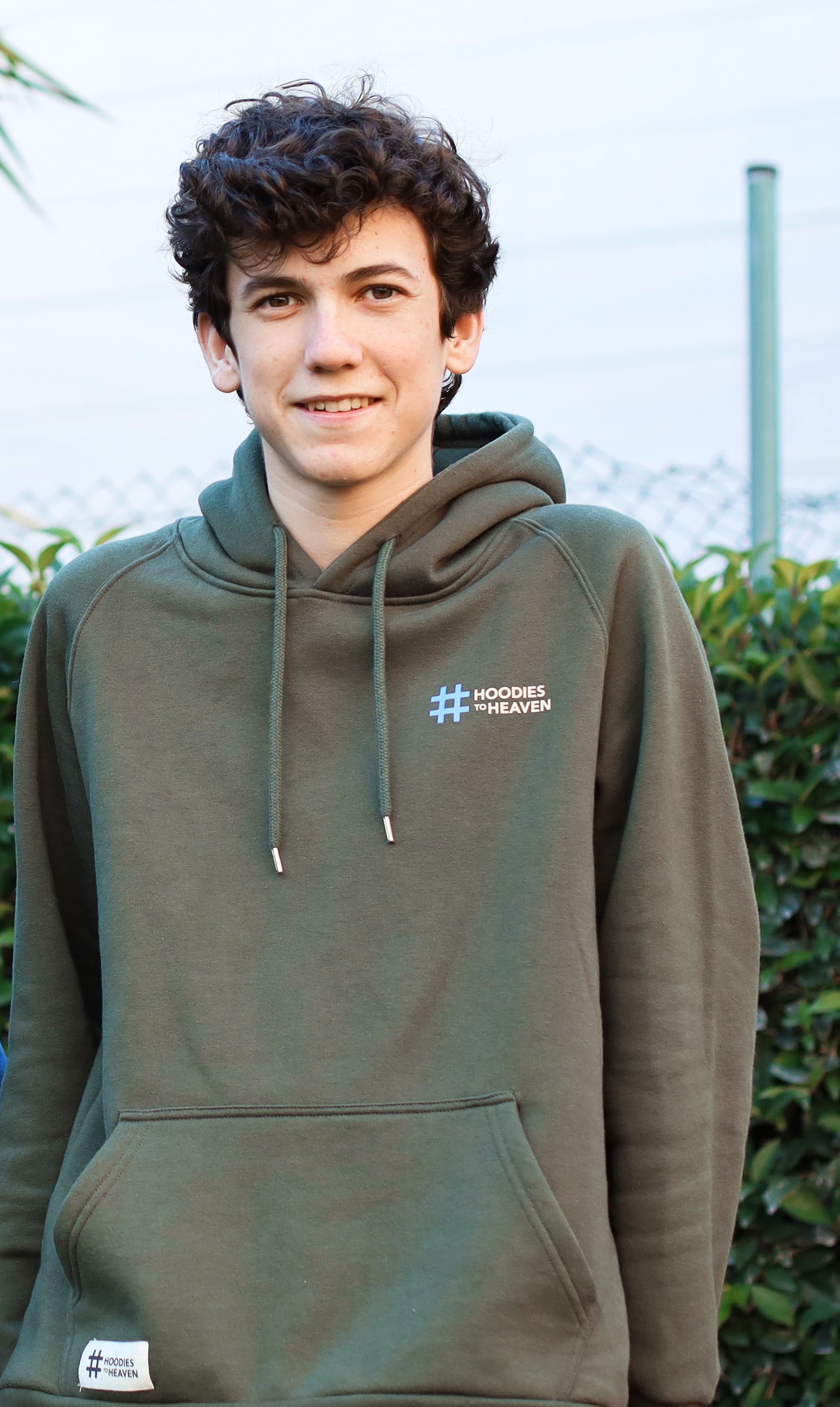 Sudadera verde "just be brave"