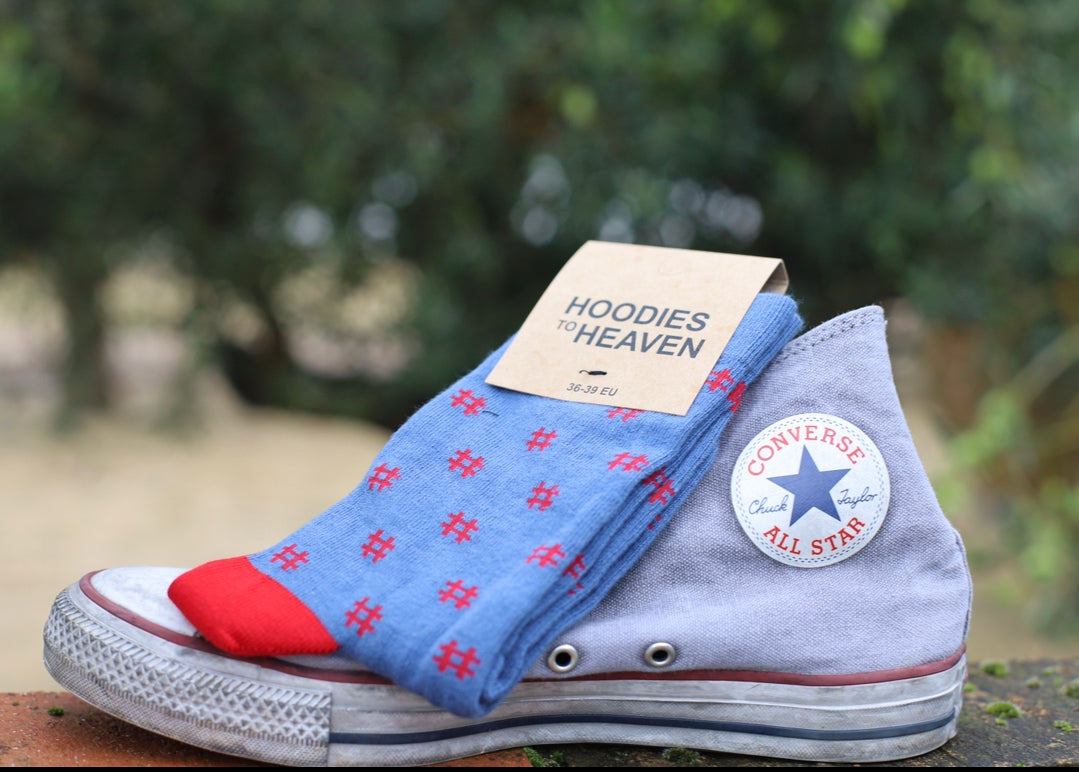 Blue Impact Steps Socks