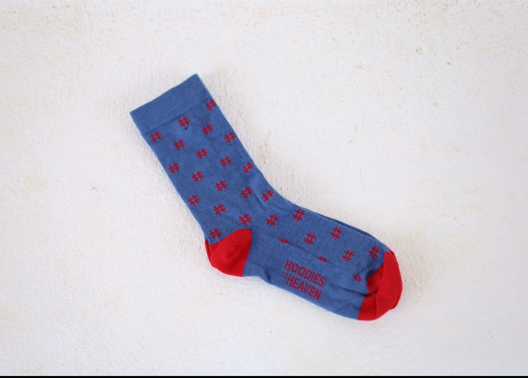 Blue Impact Steps Socks